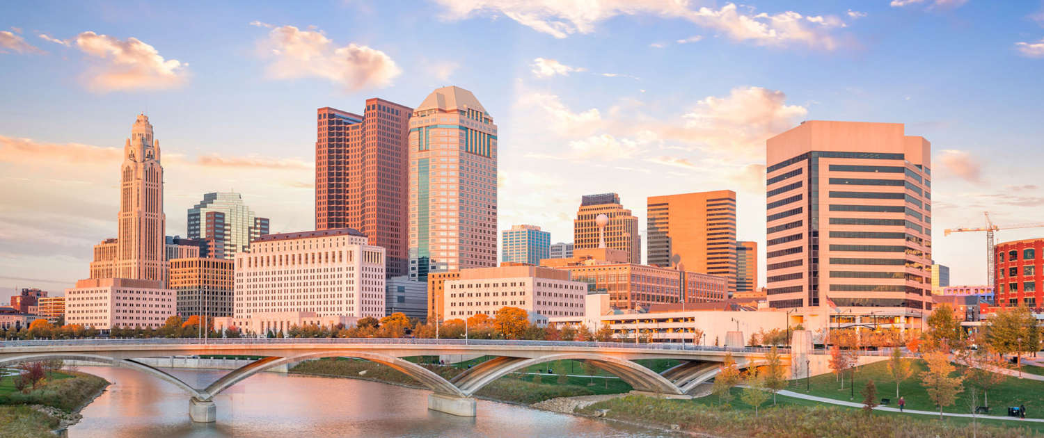 Skyline view of Columbus OH